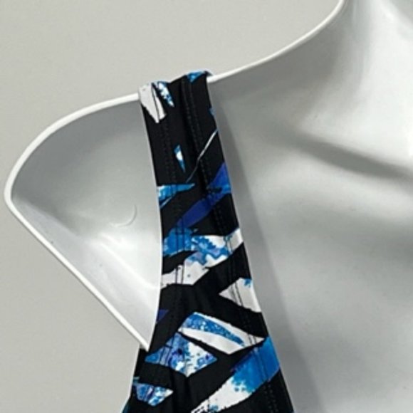 SWIMSUITS FOR ALL Sarong Front One-Piece Swimsuit NWT Size 22 - Picture 9 of 14